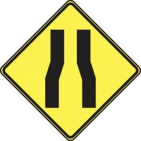 Accuform DIRECTION SIGN LEFT CURVE INTERSECTION FRW296HP